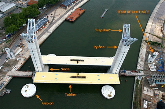 Grands chantiers > Ponts > Pont-levant de Rouen Elemen10