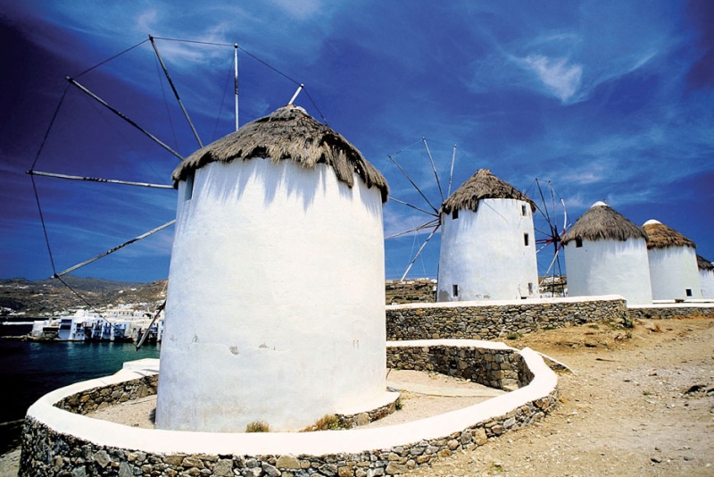 Moulins de Mykonos - Cyclades - Grèce Mykono10