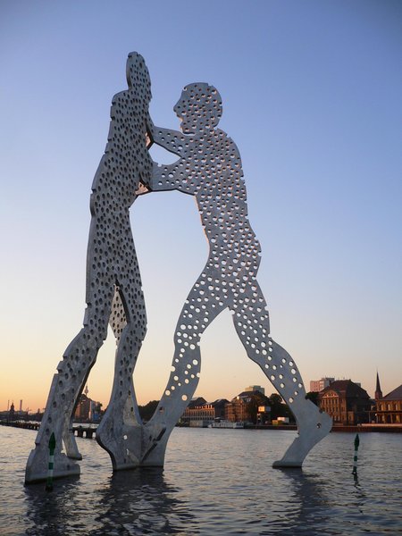 "Molecule man" de Jonathan Borofsky, Berlin - Allemagne, Europe Molecu12