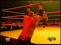 Cena & HBK vs Monster in a Cage Kane_g10