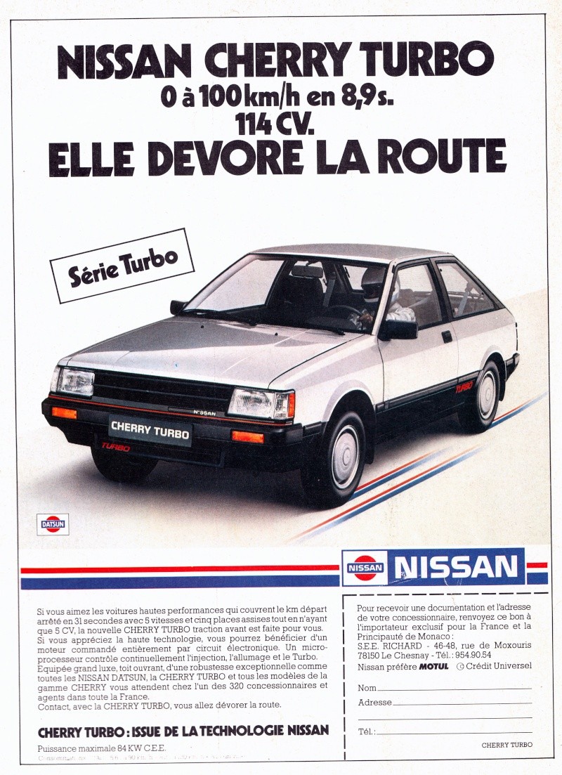 TOPIC OFFICIEL NISSAN CHERRY N12 et N12 TURBO! & N12 PUL Pub_ni10