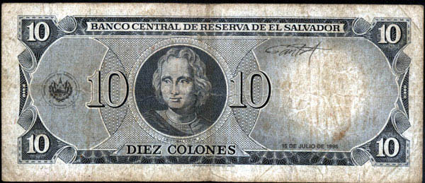 10 Colones (El Salvador, 1996) 10_col11