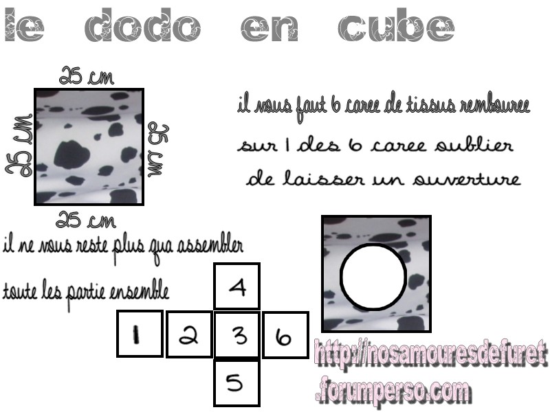 fiche de creation dodo cube Dodo10