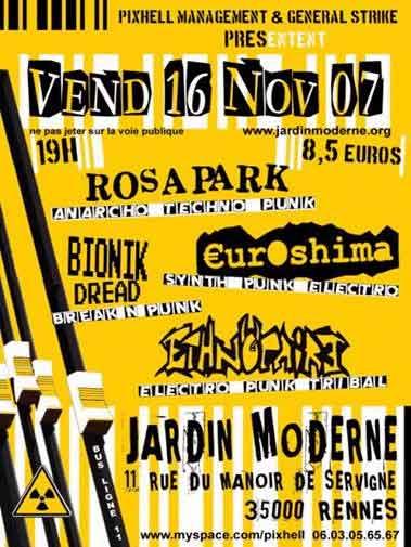 Soire electro/punk/tribal - 16 Nov - Rennes (35) 16-11j11