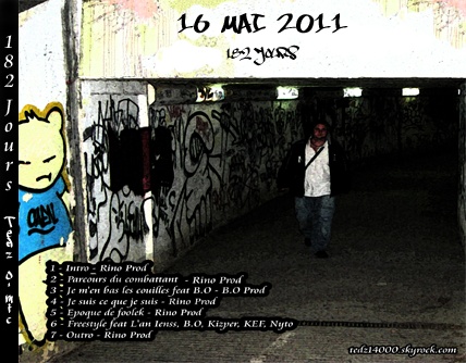 Tedz'O mic - Maxi 7 "182 jours" en téléchargement libre Cover_11