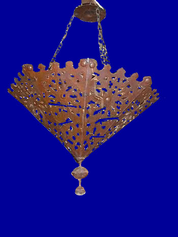 ادوات منزلية و ديكورات من النحاس من الترات المغربي القديم  Lampe_10
