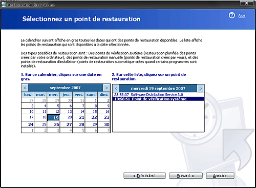 Ayez le réflexe "Restauration du système" Restui11