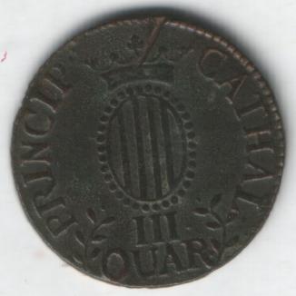 2 monedas de III Quartos de Fernando VII (1812 d.C) Iiiqua19