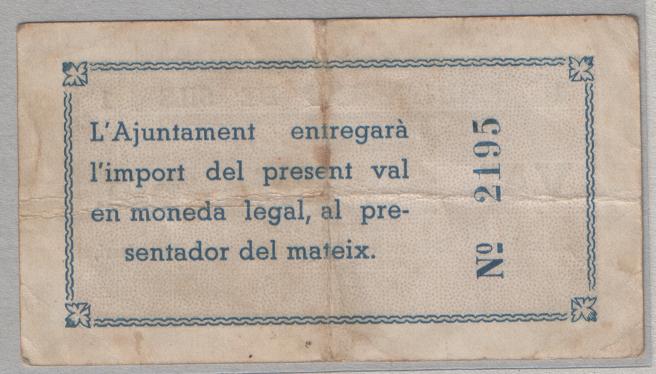 Billetes Municipales Republicanos de Catalunya 1937 - Página 2 Sils-111