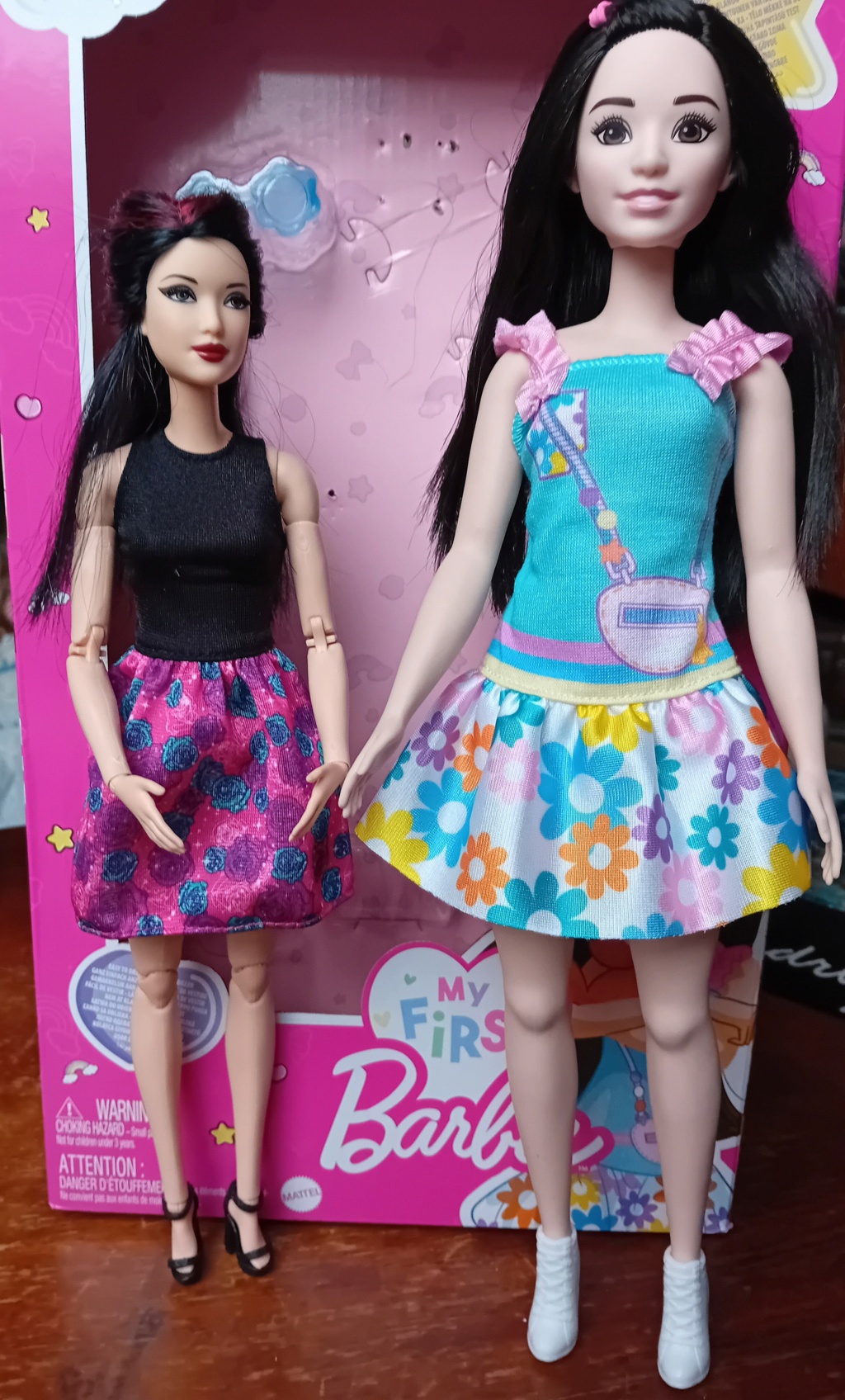 Fleur et Marygold, issues de la gamme "My first Barbie" 2023 Renzoe25
