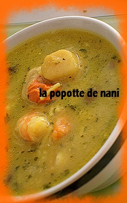 Soupe aux crevettes et st jacques Soupel10