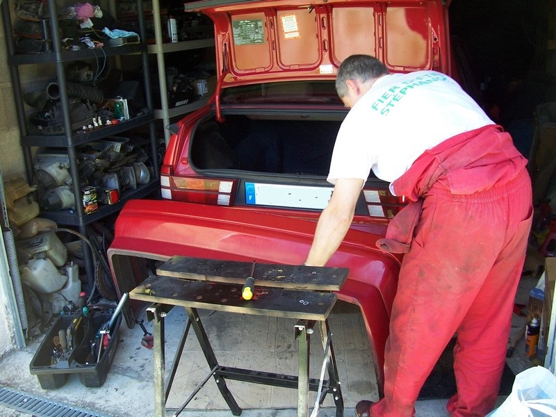 Une 75 Twin Spark rouge pour Alfa42 !!! - Page 11 100_8429