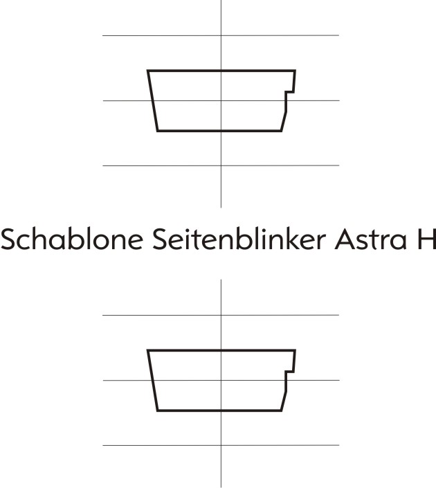 [Astra G] Schablone für Umbau auf Astra-H Blinker Schabl10