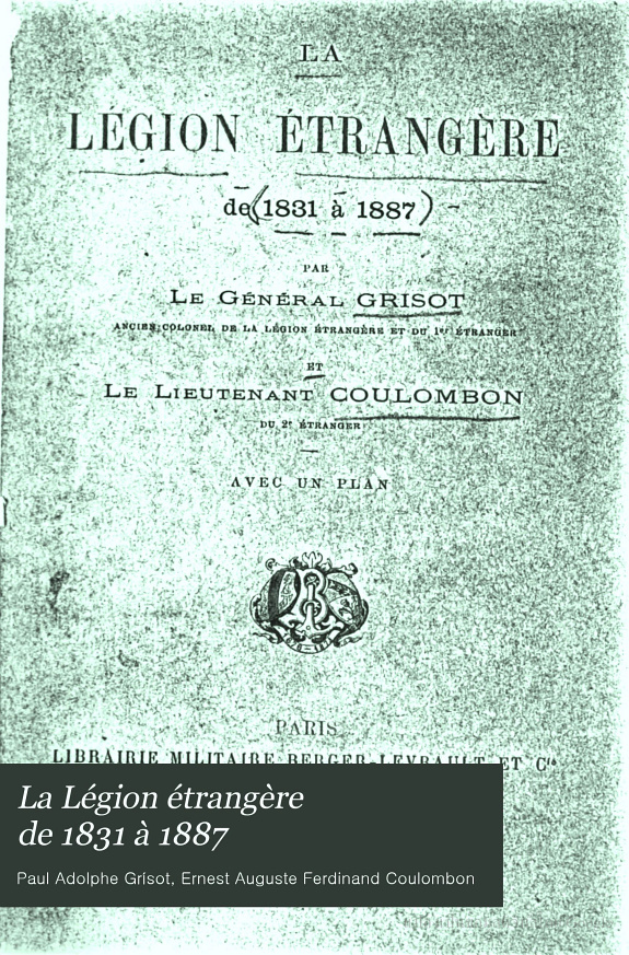 Vieux livres Légion Etrangère - Page 2 Conten11