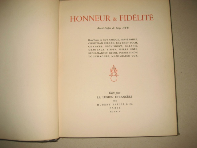 Vieux livres Légion Etrangère - Page 3 Hf_19411