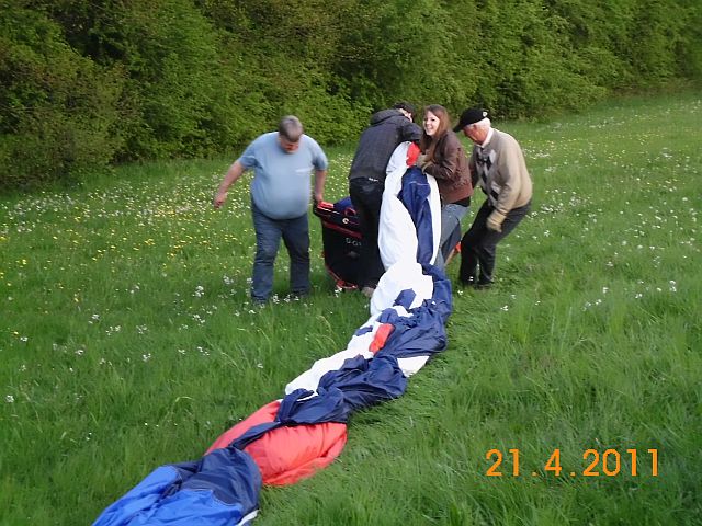 Ballonlandung in Gevelsberg - Asbeck 1812