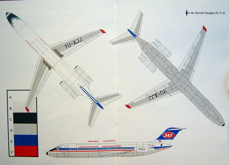 DC9-32 1/144 Fly / JAT Jugoslav Airlines Decal_10