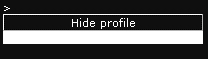 Hide/Show Profile in Messages 210