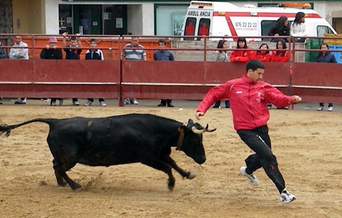 ALFAMEN (ZARAGOZA) SESIÓN DE VAQUILLAS DE HNS.FAURE 14/5/2011 A12