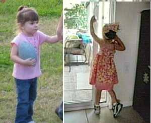 Is it really Caylee in the defense picture showing a child opening a sliding door? 4010