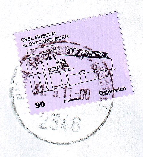 1. Mai 2011 Ausgabe Freimarkenserie Kunsthäuser Essl_m11
