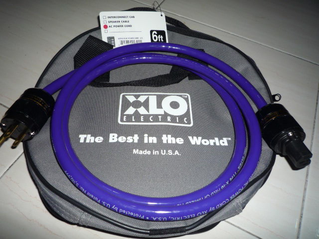 XLO Ultra 10 AC Power cord (New) SOLD P1020525