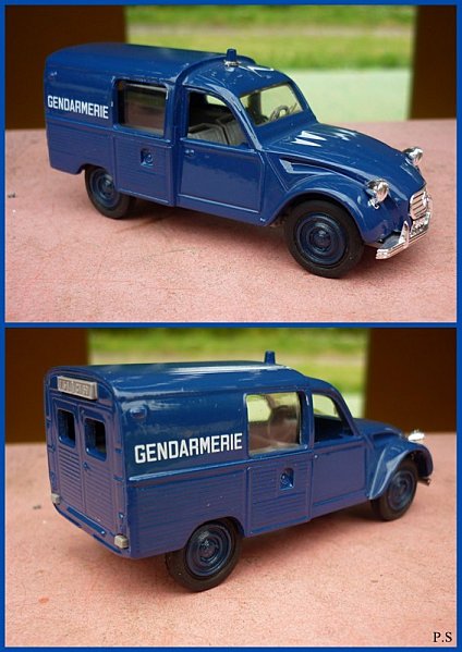 Citroën miniatures > "Véhicules des forces du maintien de l'ordre"  2cv-az10