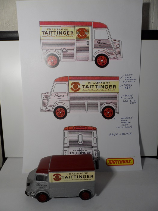 Citroën H Type Integral (1947) - Matchbox Collectibles. Sam_2927