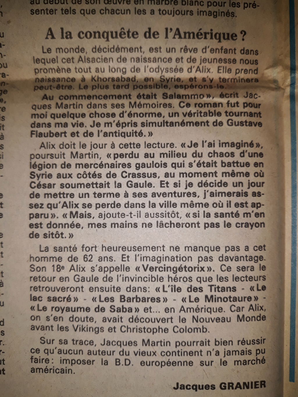 Jacques Martin et la presse généraliste Art_510