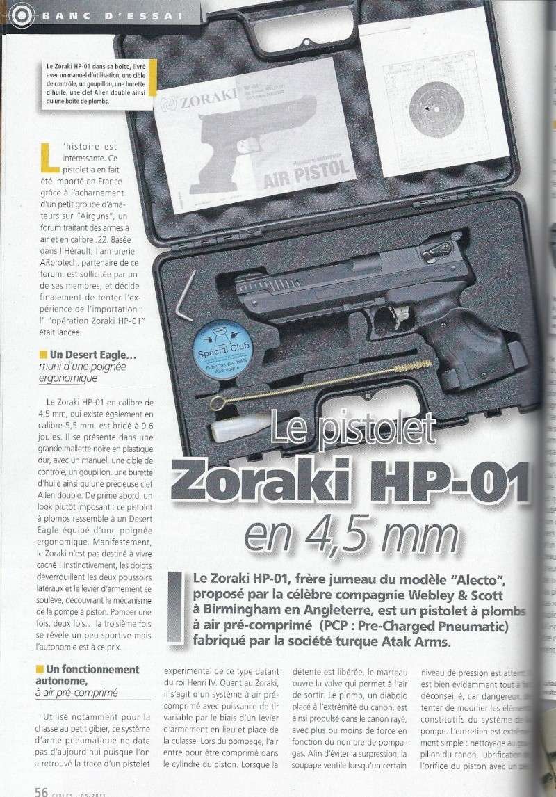 Article du Zoraki hp-01 sur Cibles mai 2011 ! Numari15