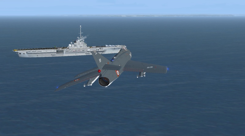 Test porte-avions en Mer d'Iroise Appont13