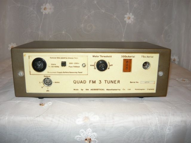Quad FM 3 tuner (used) SOLD P1040713