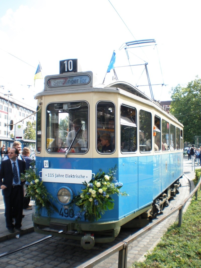 115 Jahre elektrische Straßenbahn München  2010 Mt1210