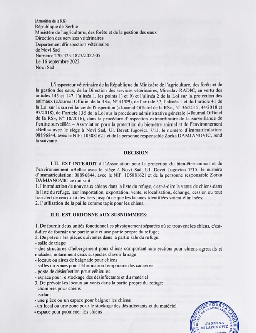 CHIENS A L ADOPTION    - SERBIE   - REFUGE DE BELLA - Etat au 18  04 2024 - Page 4 Captur33