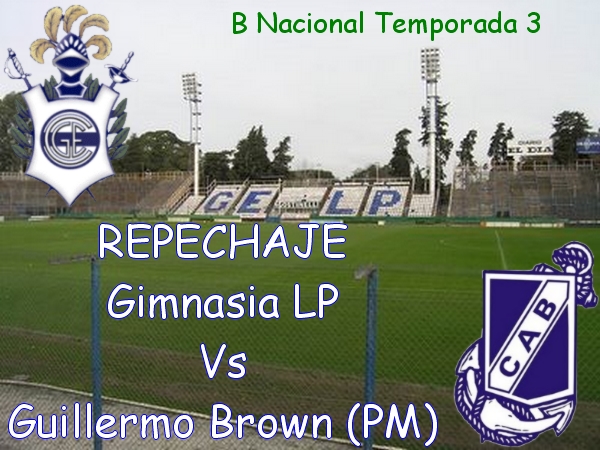 Gimnasia (LP) Vs Guillermo Brown (PM) - Primera "B" Nacional Temporada 3 - Repechaje Gimnas10