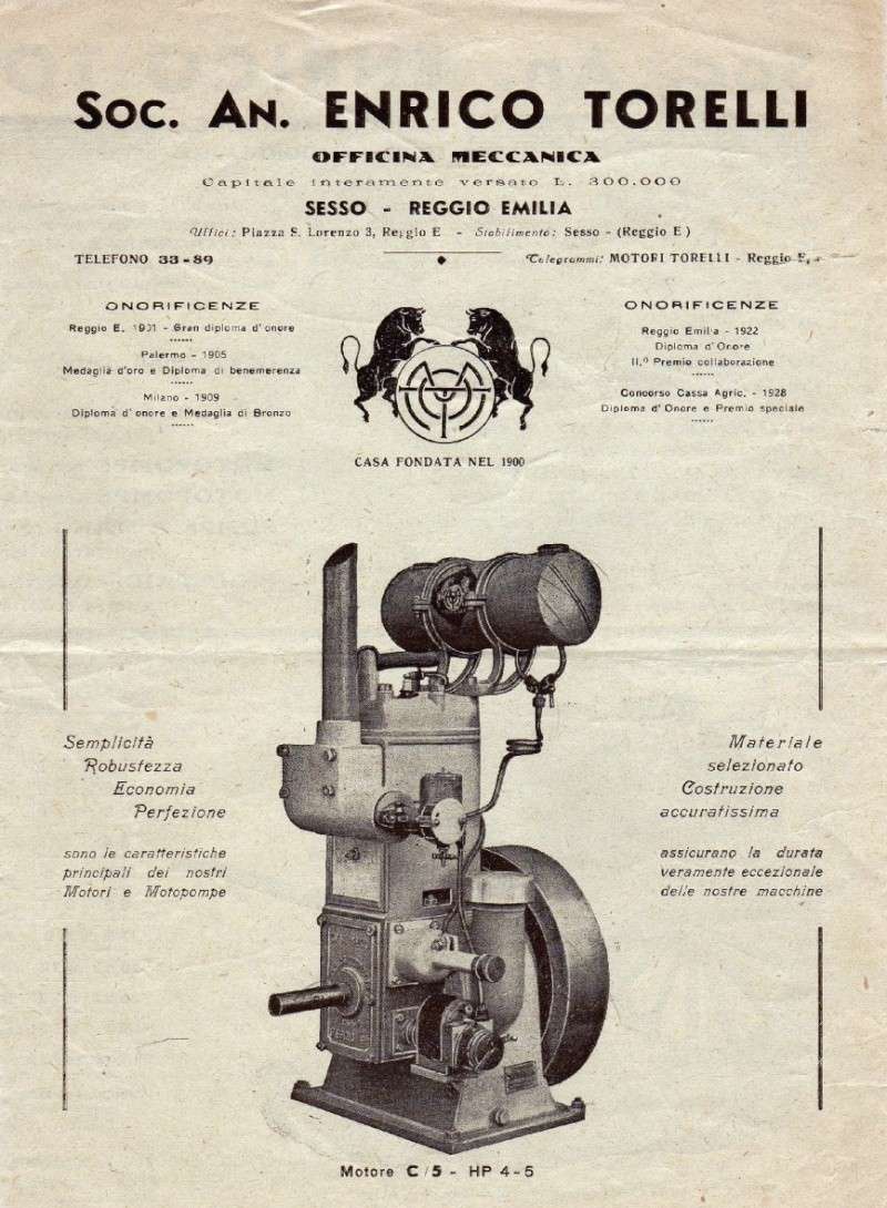 Moteur TORELLI 4/5 hp Torell11