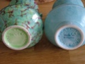 Waisted English Vases marked "Dover" 02311