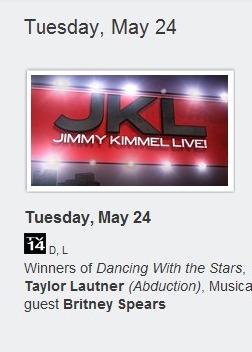 Taylor Lautner en el "Show de Jimmy Kimmel 'de la semana manana 24/may/11 Tay-210