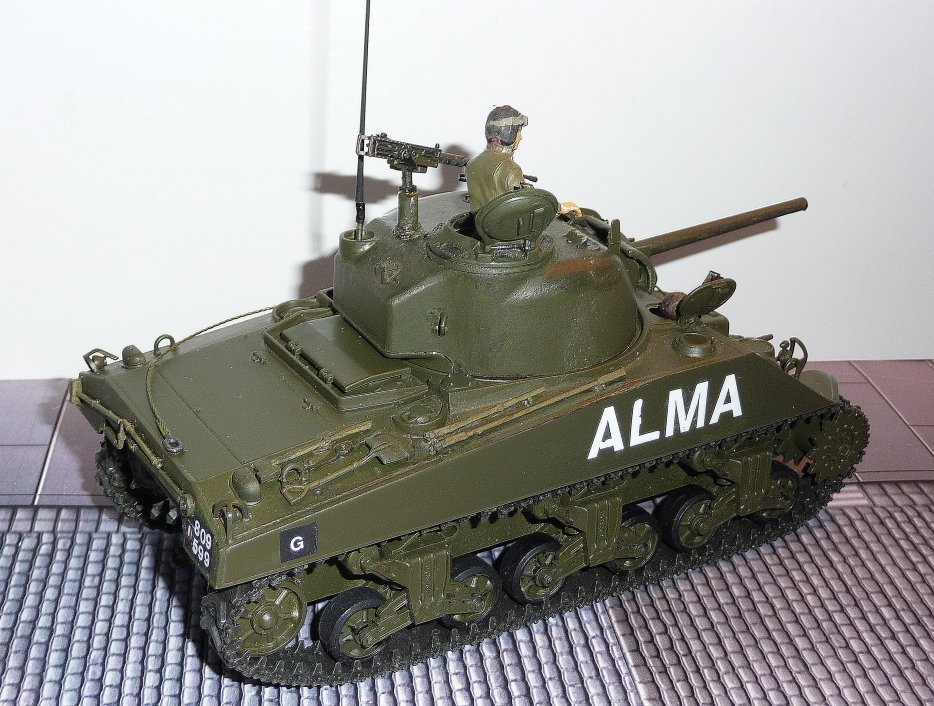 Mon Sherman M4 Canon 75mm _8éme CUIRASSIERS DU ROI - L'ALMA 30736111