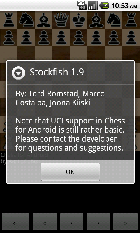 Stockfish 1.9 JA update available Stockf12