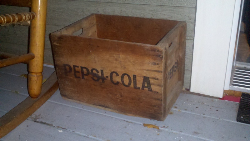 Caisse en bois de Pepsi 2010-111