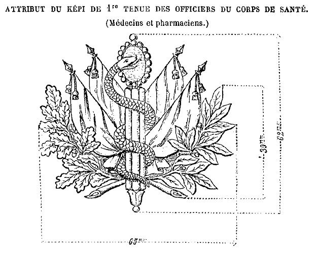 Les accessoires de coiffures sous la IIIe République - 1 Les attibuts de képi Attrib11