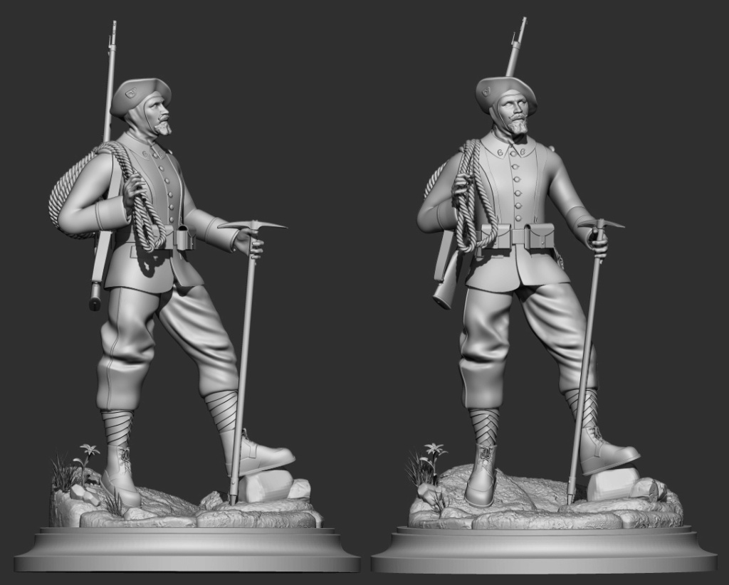 Projet de figurines des Bataillons Alpin de chasseurs à Pied Extrac14