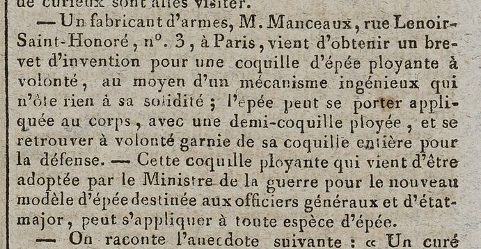 Manceau inventeur de la coquille rabatable Journa12