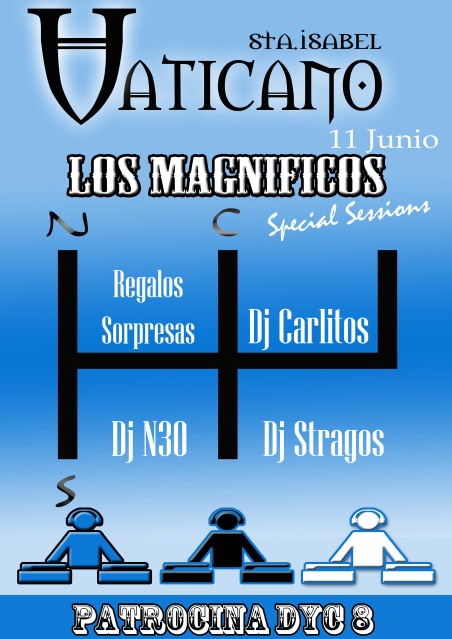 LOS MAGNIFICOS EN PUB EL VATICANO(STA.ISABEL).SÁBADO 11-6-11  Los_ma10