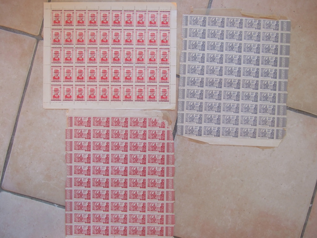 Planches timbres Indochine Française 1939 Petain ....ESC SEPT1 Dscf6015