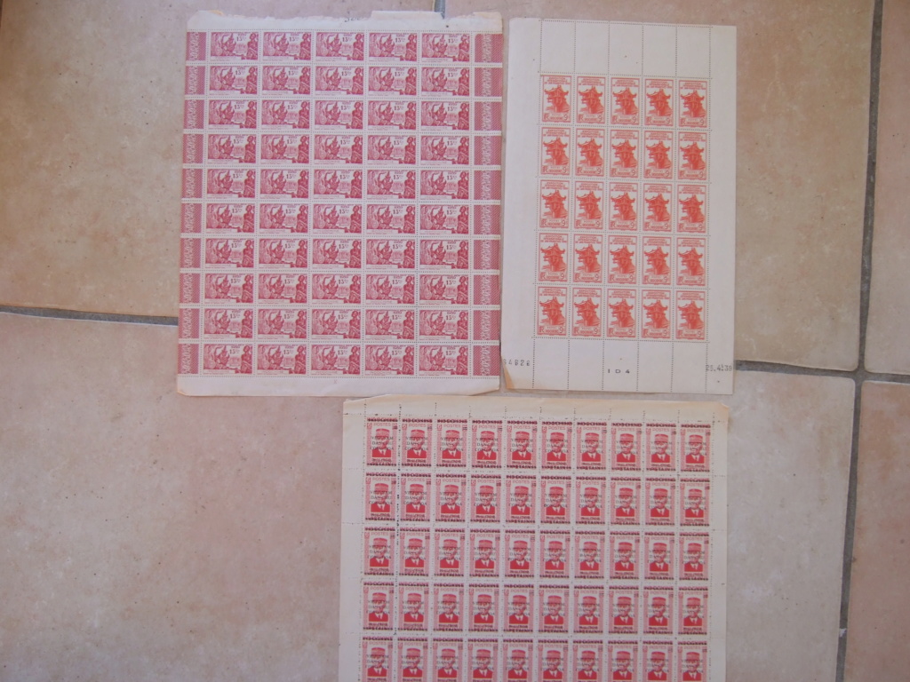 Planches timbres Indochine Française 1939 Petain ....ESC SEPT1 Dscf6021