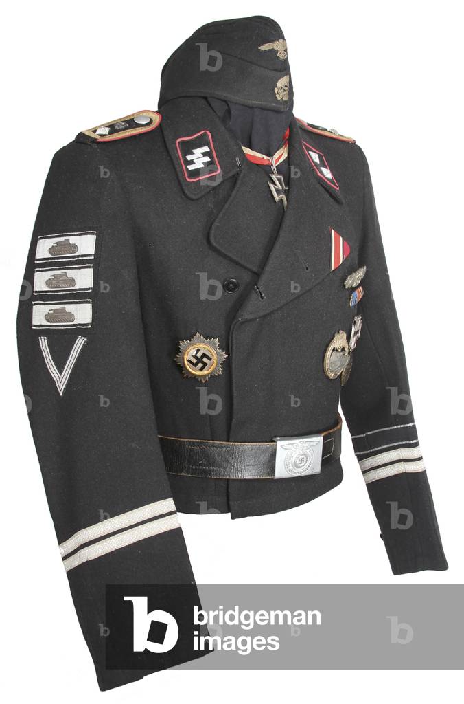 Reproduction d'un blouson noir Panzer SS  30349616