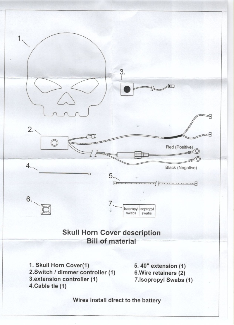 Skull copri-clacson laterale Skull_10