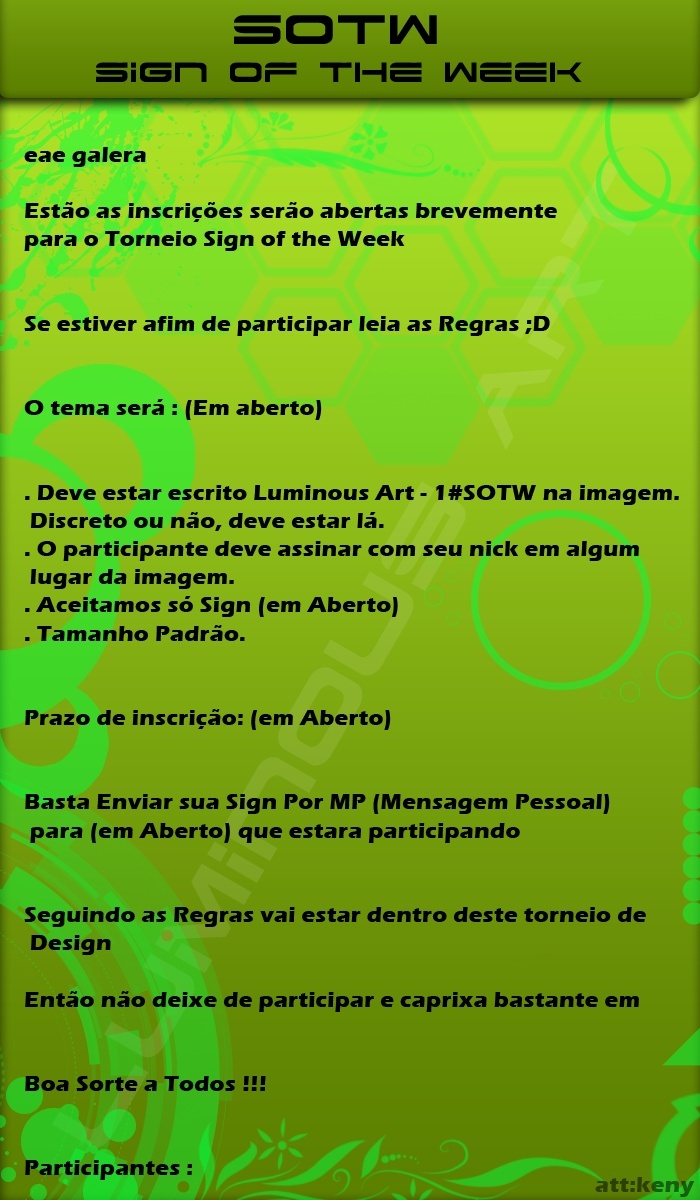 [Evento]1# SOTW Negoao10